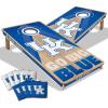 YouTheFan NCAA 2′ x 4′ Slogan Series Professional Wood Cornhole Game with Logo Bags(Kentucky Wildcats)