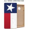 YouTheFan State of Texas 2’ x 4’ Professional Wood Cornhole Game with Bags