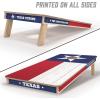 YouTheFan State of Texas 2’ x 4’ Professional Wood Cornhole Game with Bags