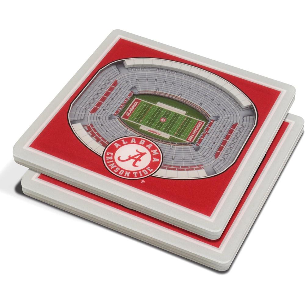 imageYouTheFan NCAA 3D StadiumView CoastersAlabama Crimson Tide