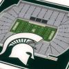 YouTheFan NCAA 3D StadiumView Coasters(Michigan State Spartans)