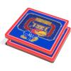 YouTheFan NCAA 3D StadiumView Coasters(Kansas Jayhawks)