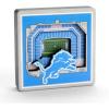 YouTheFan NFL Detroit Lions 3D StadiumView Magnets – Ford Field