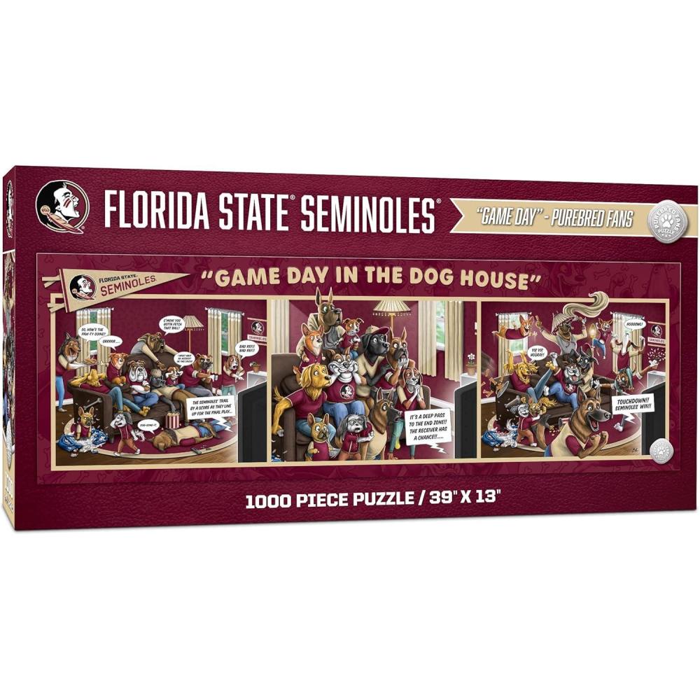 imageYouTheFan NCAA Game Day in The Dog House  1000pc PuzzleFlorida State Seminoles