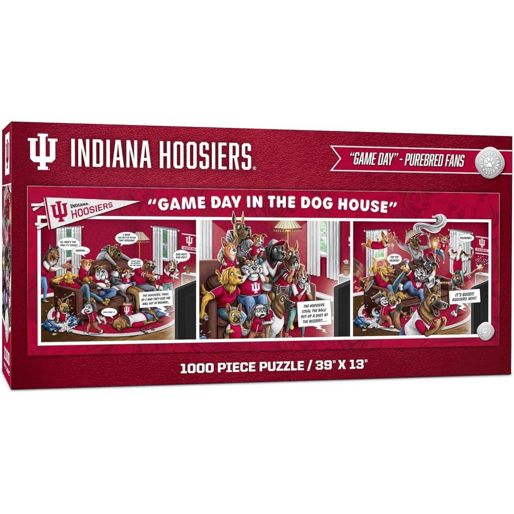 imageYouTheFan NCAA Game Day in The Dog House  1000pc PuzzleIndiana Hoosiers