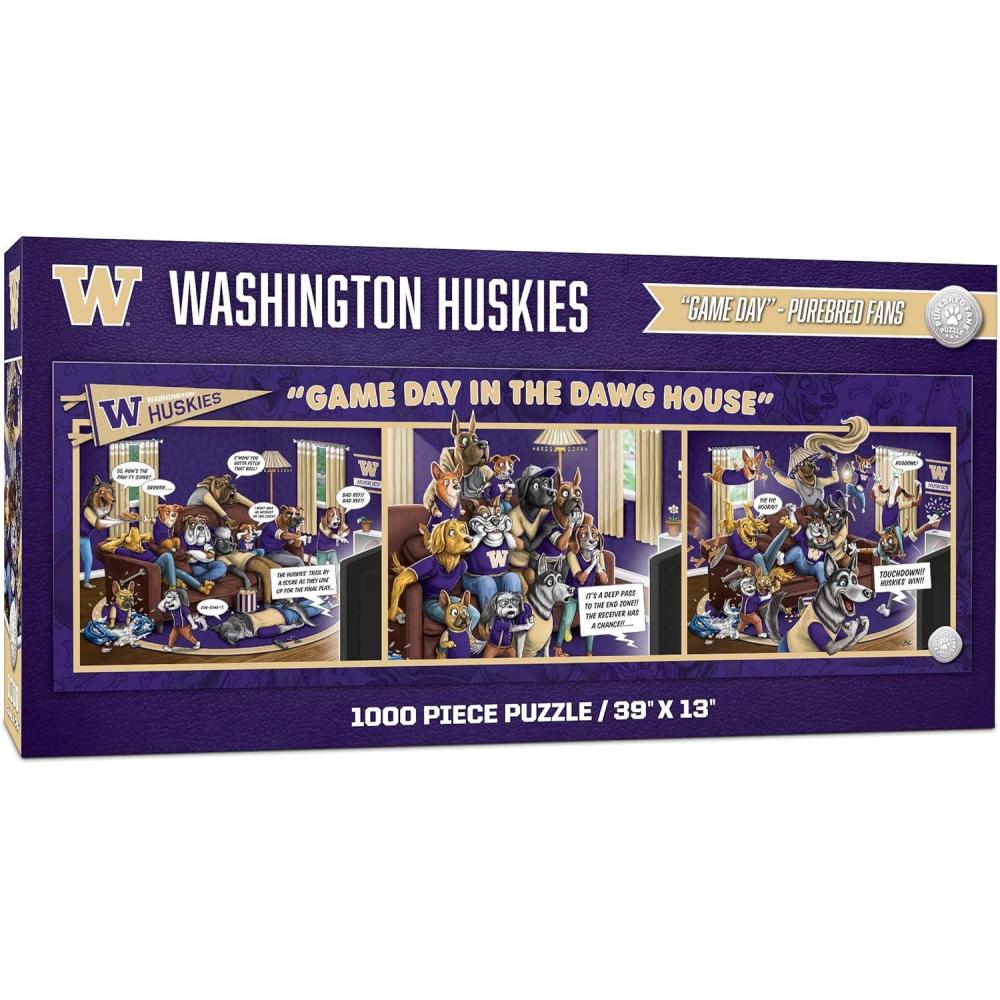 imageYouTheFan NCAA Game Day in The Dog House  1000pc PuzzleWashington Huskies