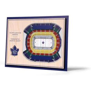 YouTheFan NHL 5-Layer 17 x 13 StadiumViews 3D Wall Art(Toronto Maple Leafs)