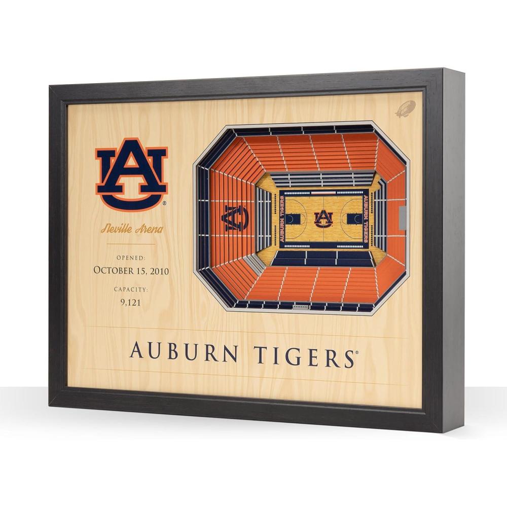imageYouTheFan NCAA 25Layer StadiumView Wall ArtAuburn Tigers BB