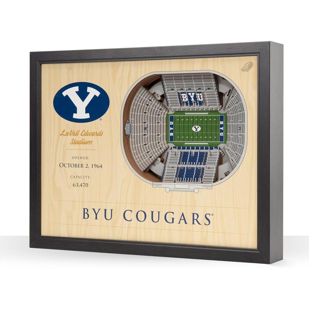 imageYouTheFan NCAA 25Layer StadiumView Wall ArtBYU Cougars FB