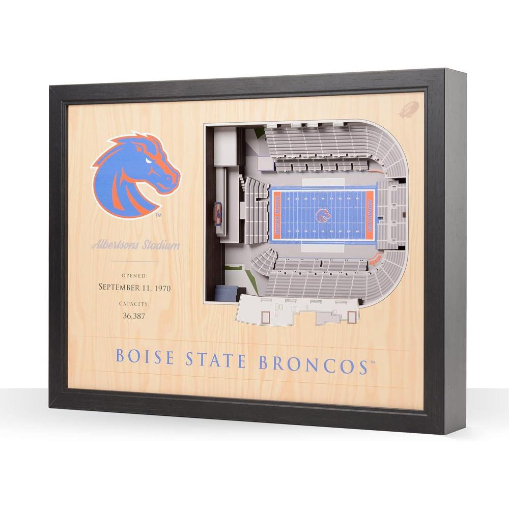 imageYouTheFan NCAA 25Layer StadiumView Wall ArtBoise State Broncos