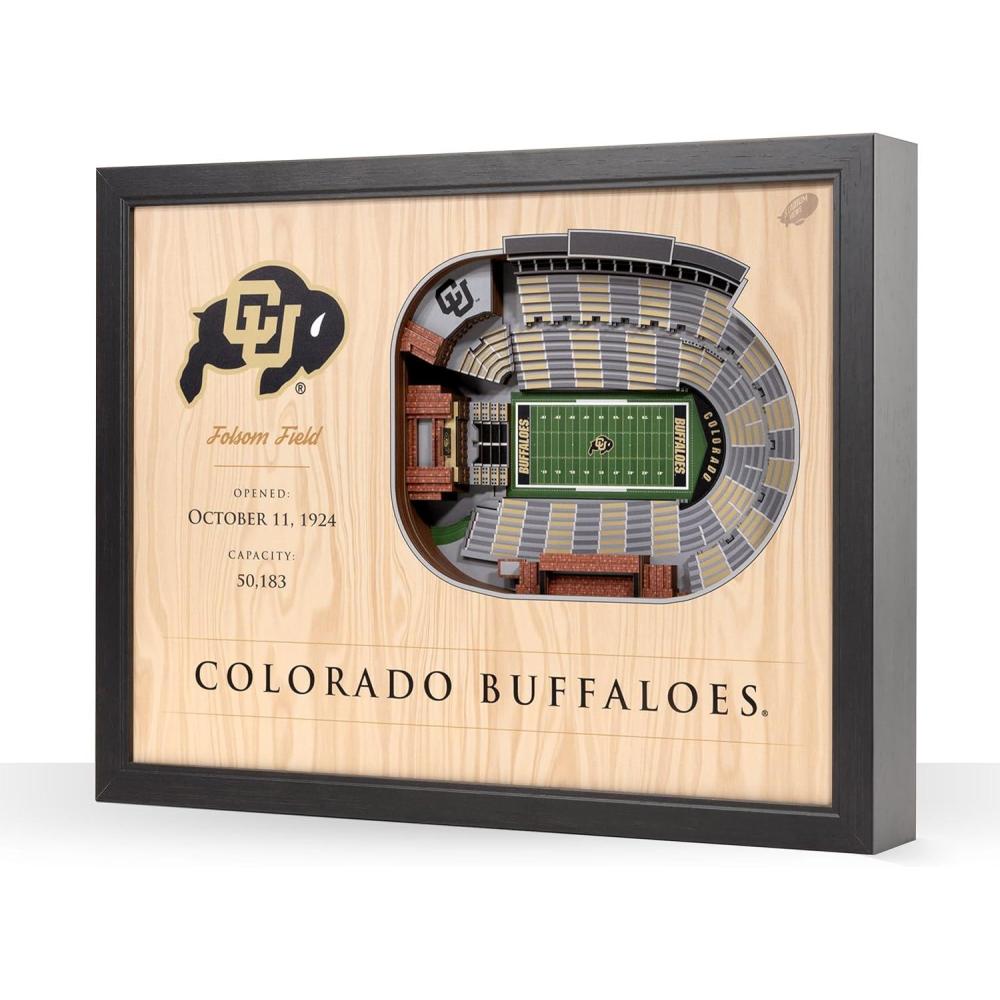 imageYouTheFan NCAA 25Layer StadiumView Wall ArtColorado Buffaloes