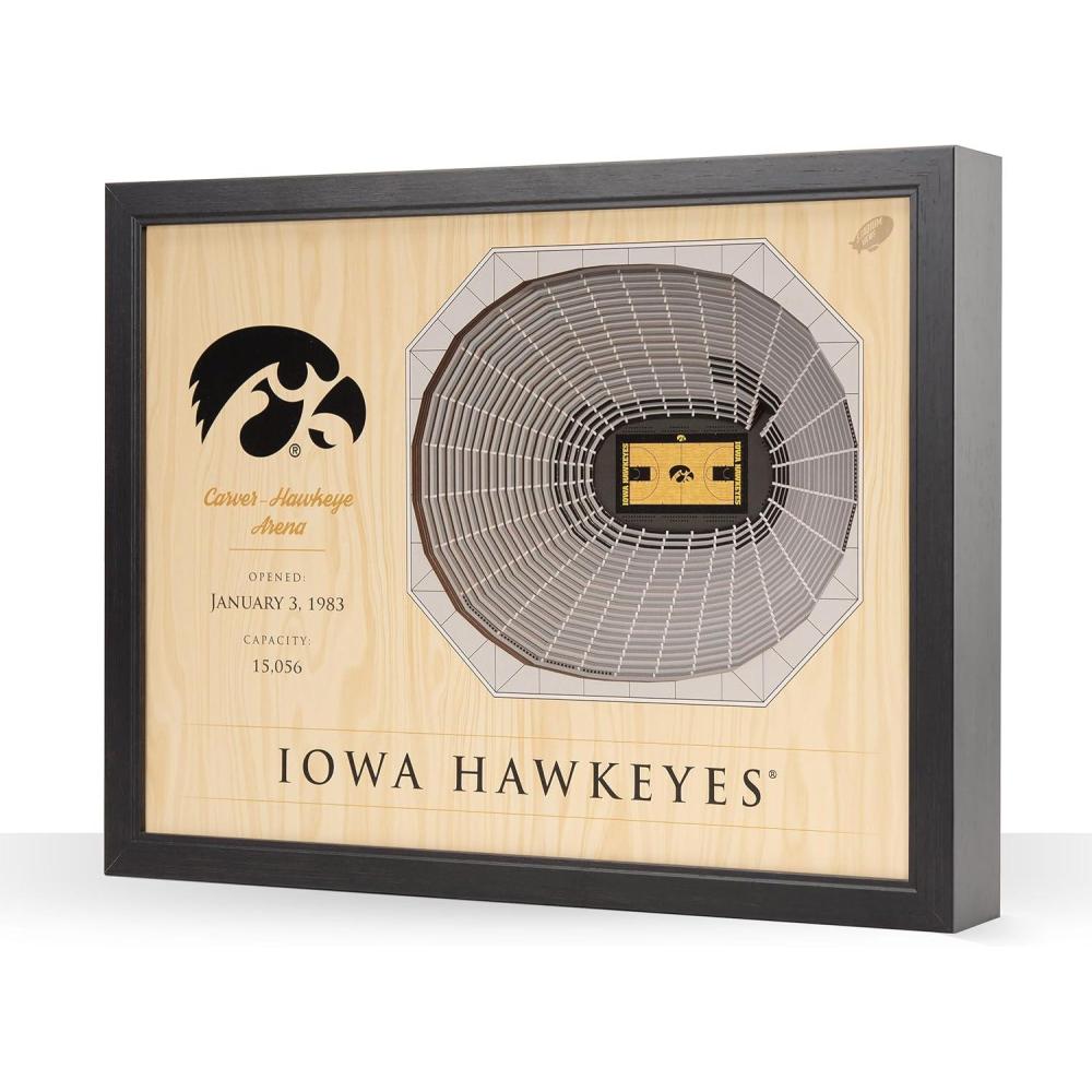imageYouTheFan NCAA 25Layer StadiumView Wall ArtIowa Hawkeyes BB