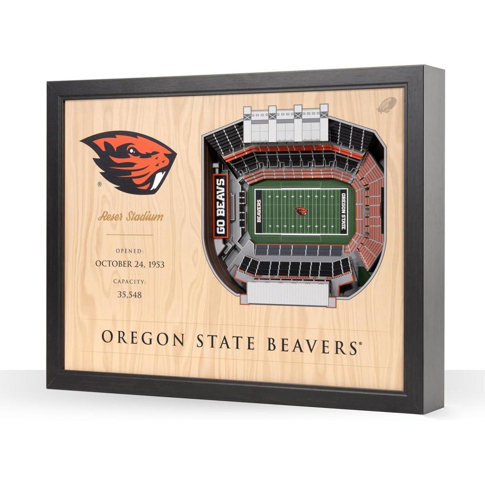 imageYouTheFan NCAA 25Layer StadiumView Wall ArtOregon State Beavers FB