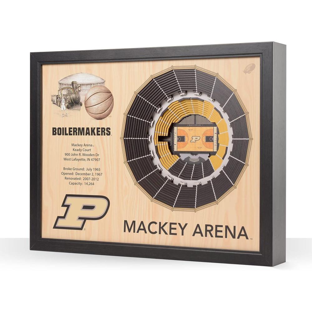 imageYouTheFan NCAA 25Layer StadiumView Wall ArtPurdue Boilermakers BB