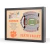 YouTheFan NCAA 25-Layer StadiumView Wall Art(Clemson Tigers)