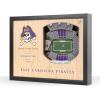 YouTheFan NCAA 25-Layer StadiumView Wall Art(East Carolina Pirates)