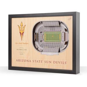 YouTheFan NCAA 25-Layer StadiumView Wall Art(Arizona State Sun Devils)