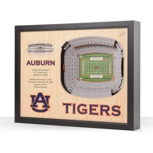YouTheFan NCAA 25-Layer StadiumView Wall Art(Auburn Tigers)