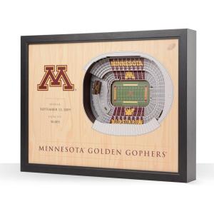 YouTheFan NCAA 25-Layer StadiumView Wall Art(Minnesota Golden Gophers FB)