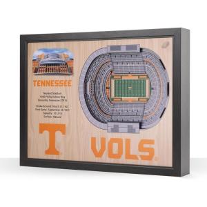 YouTheFan NCAA 25-Layer StadiumView Wall Art(Tennessee Volunteers FB)