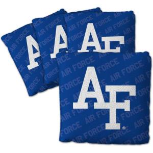 YouTheFan Officially-Licensed NCAA Set of 4 Cornhole Bags – All Weather Regulation 6” x 6” Size – 16oz Weight – Designed in USA(Air Force Academy – Blue)