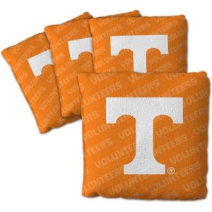YouTheFan Officially-Licensed NCAA Set of 4 Cornhole Bags – All Weather Regulation 6” x 6” Size – 16oz Weight – Designed in USA(Tennessee Volunteers – Orange)