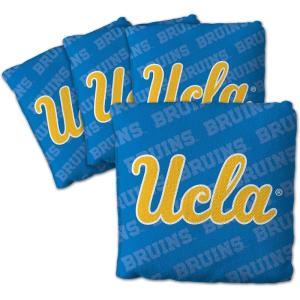 YouTheFan Officially-Licensed NCAA Set of 4 Cornhole Bags – All Weather Regulation 6” x 6” Size – 16oz Weight – Designed in USA(UCLA Bruins – Blue)