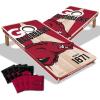 YouTheFan NCAA 2’ x 4’ Professional Wood Cornhole Game with Logo Bags(Arkansas Razorbacks)