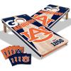YouTheFan NCAA 2’ x 4’ Professional Wood Cornhole Game with Logo Bags(Auburn Tigers)