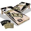 YouTheFan NCAA 2’ x 4’ Professional Wood Cornhole Game with Logo Bags(Central Florida Knights)