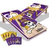 YouTheFan NCAA 2’ x 4’ Professional Wood Cornhole Game with Logo Bags(East Carolina Pirates)