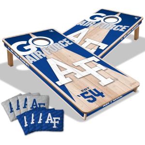 YouTheFan NCAA 2’ x 4’ Professional Wood Cornhole Game with Logo Bags(Air Force Academy)