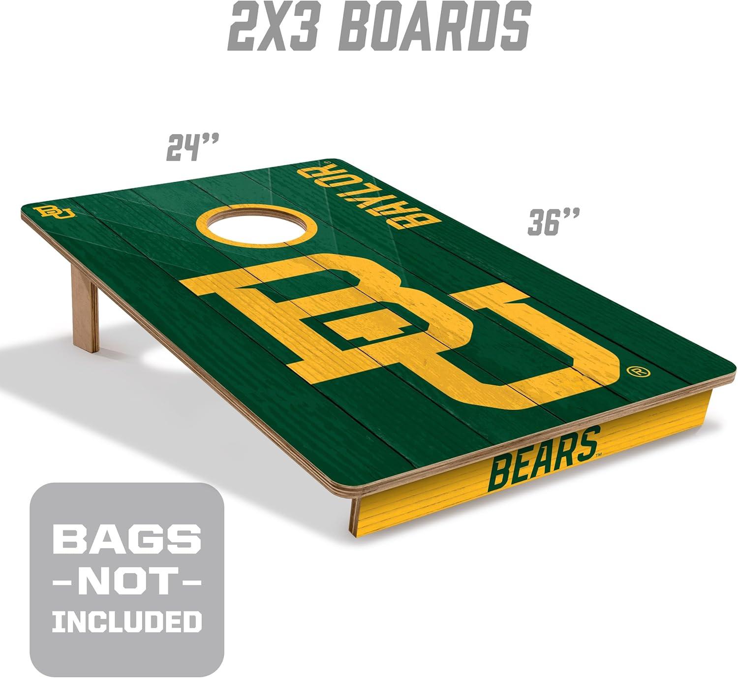 image:imageYouTheFan NCAA 2 x 3 Wood Cornhole GameBaylor Bears