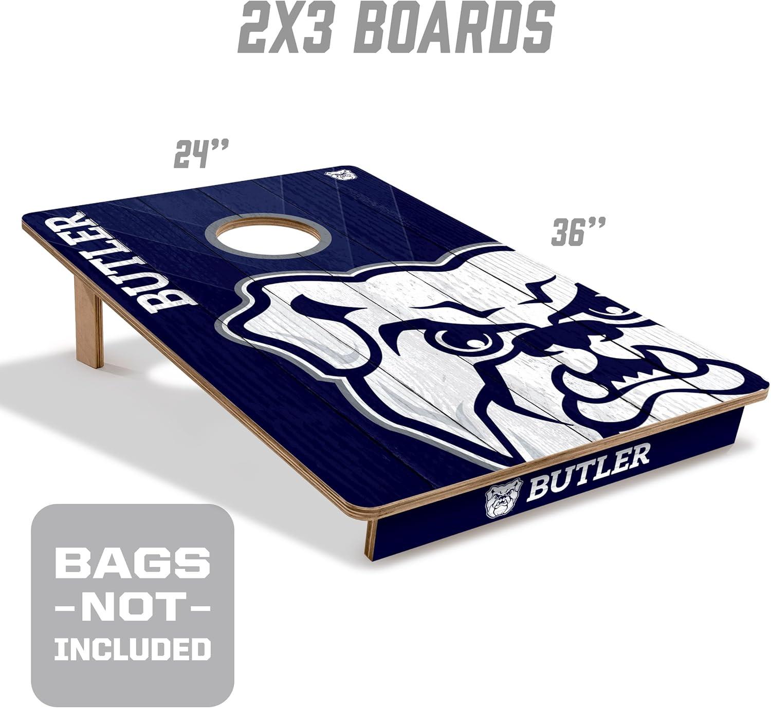 image:imageYouTheFan NCAA 2 x 3 Wood Cornhole GameButler Bulldogs