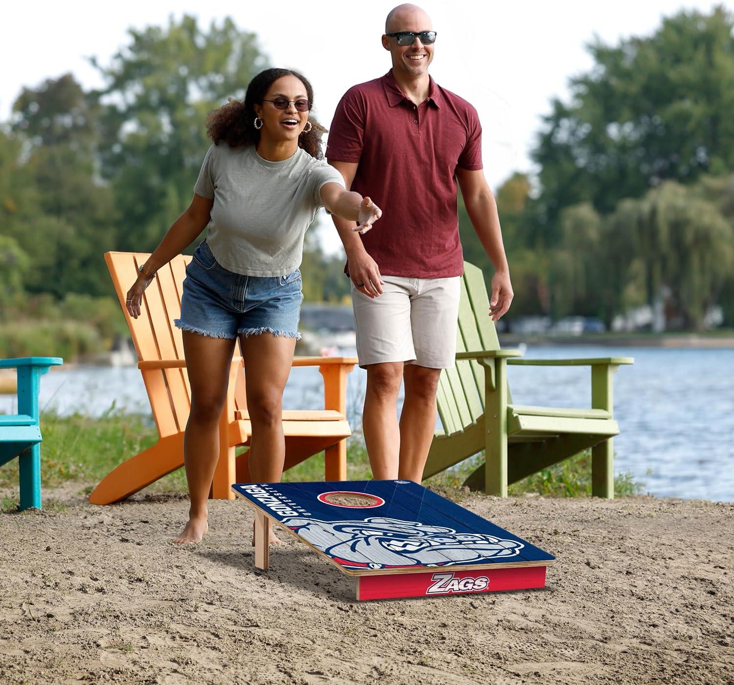 image:imageYouTheFan NCAA 2 x 3 Wood Cornhole GameGonzaga Bulldogs