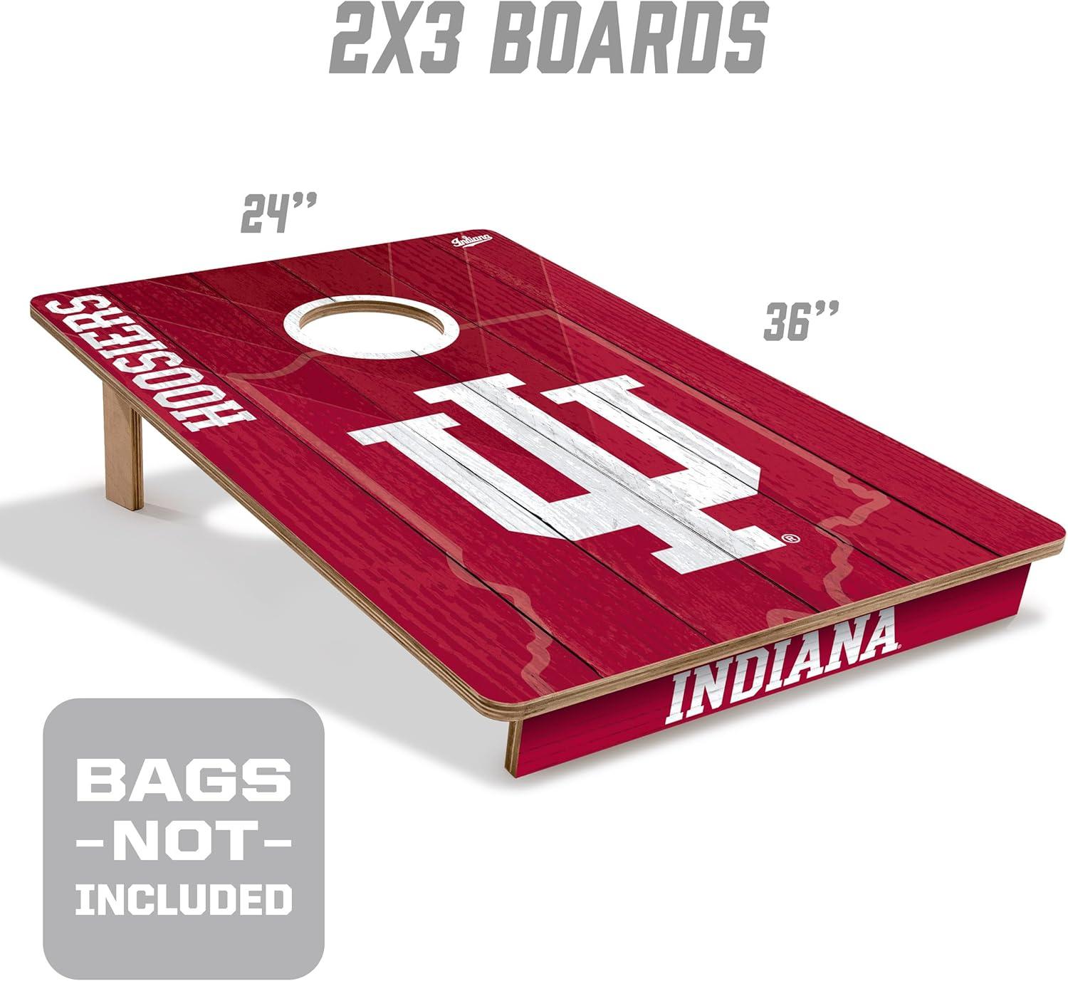image:imageYouTheFan NCAA 2 x 3 Wood Cornhole GameIndiana Hoosiers