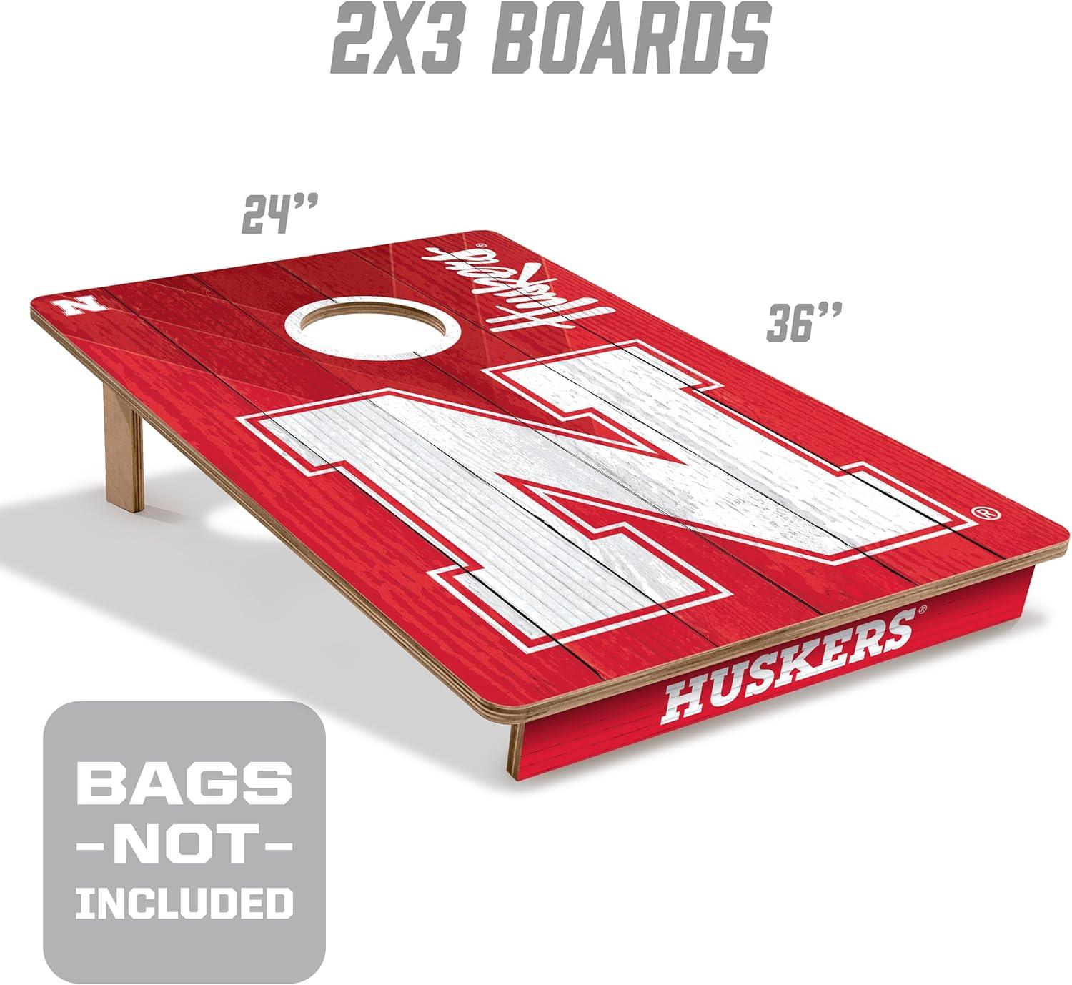 image:imageYouTheFan NCAA 2 x 3 Wood Cornhole GameNebraska Cornhuskers