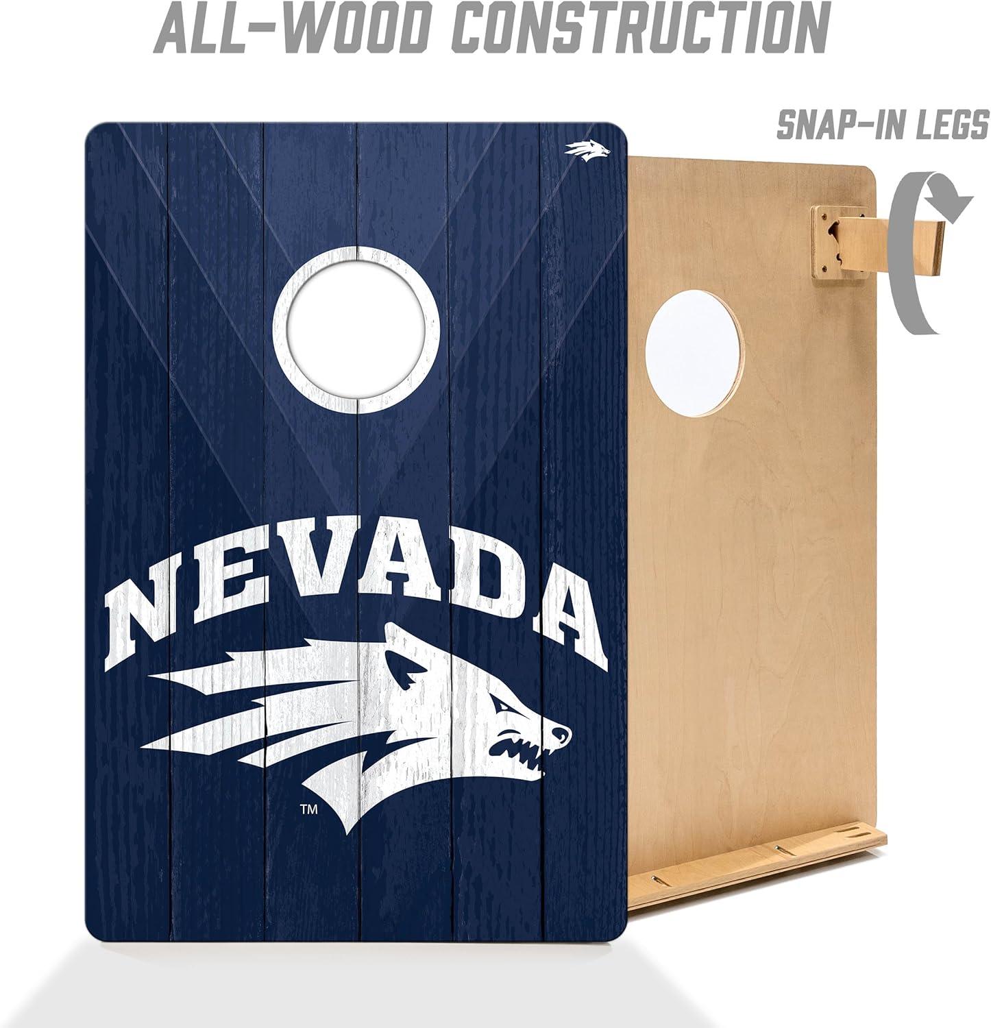 image:imageYouTheFan NCAA 2 x 3 Wood Cornhole GameNevada Wolf Pack
