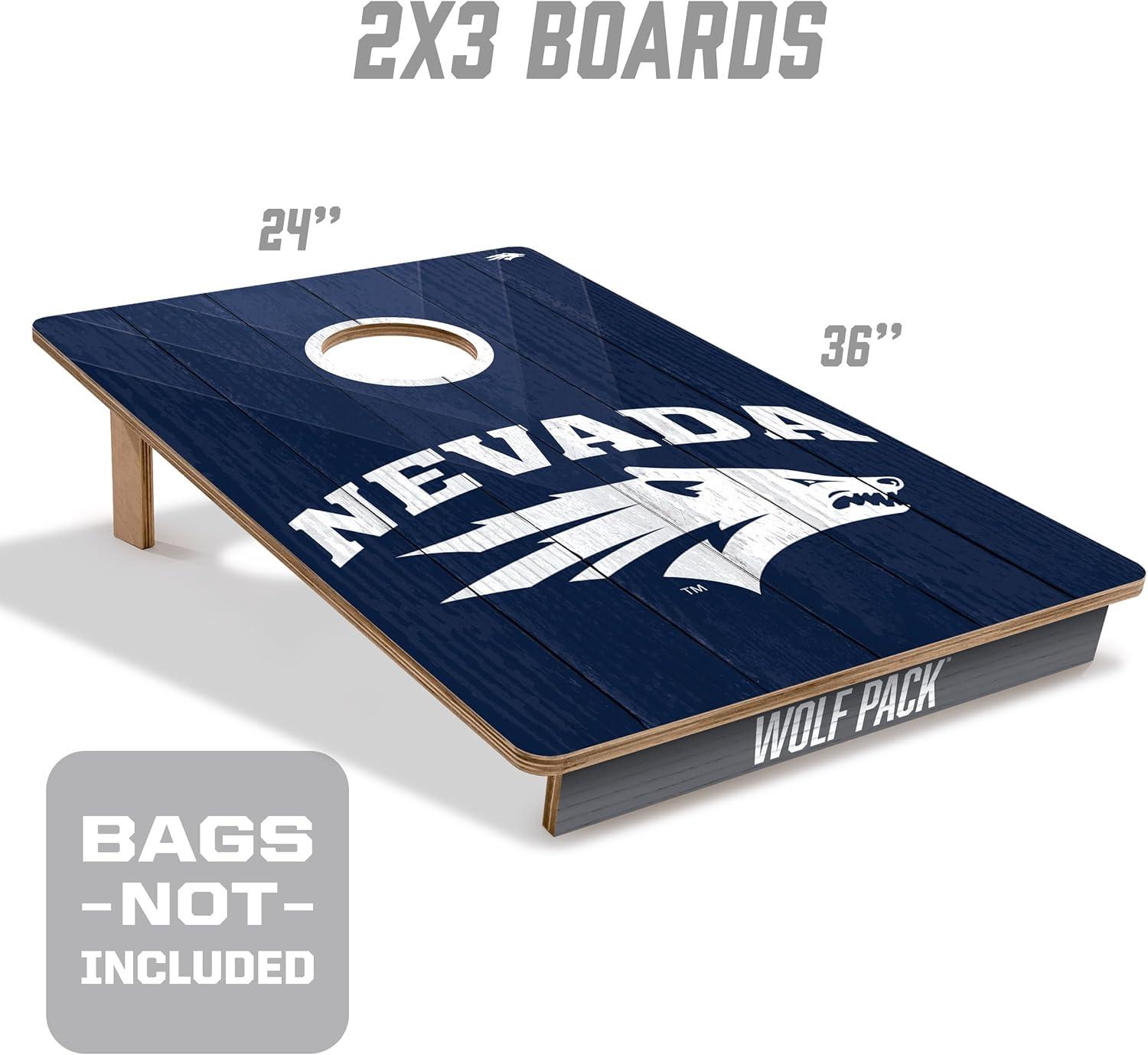 image:imageYouTheFan NCAA 2 x 3 Wood Cornhole GameNevada Wolf Pack
