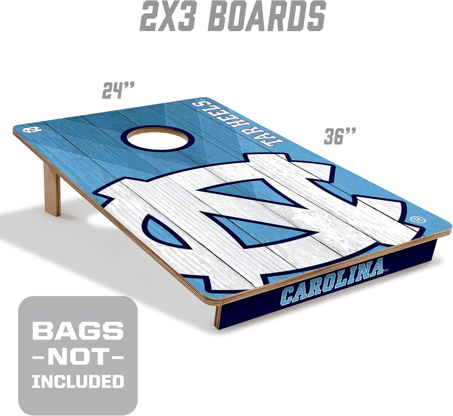 image:imageYouTheFan NCAA 2 x 3 Wood Cornhole GameNorth Carolina Tar Heels