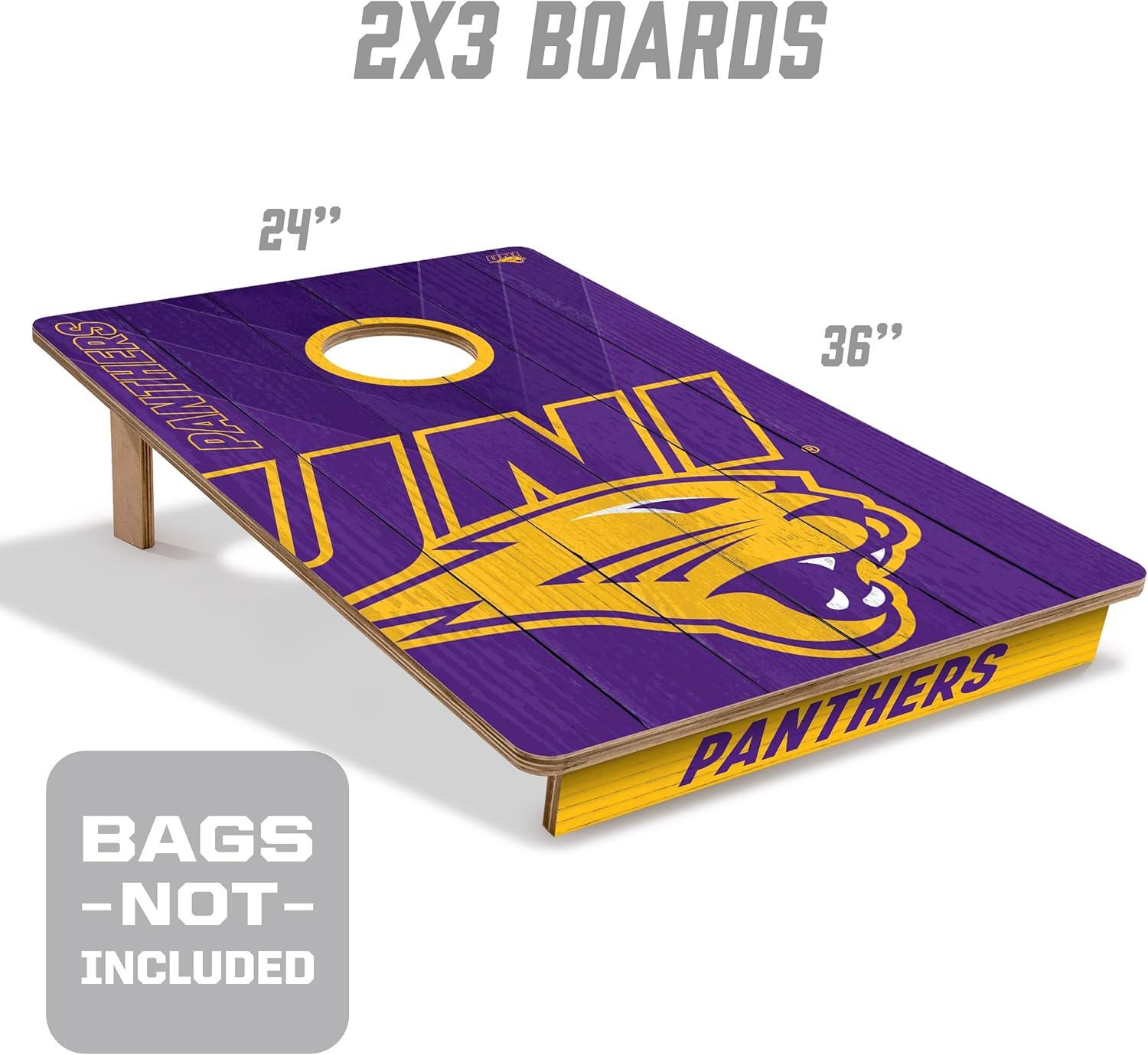 image:imageYouTheFan NCAA 2 x 3 Wood Cornhole GameNorthern Iowa Panthers