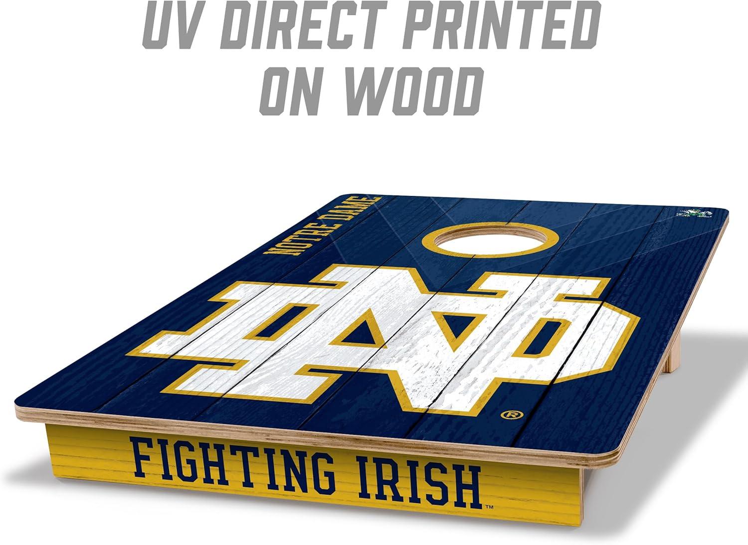 image:imageYouTheFan NCAA 2 x 3 Wood Cornhole GameNotre Dame Fighting Irish