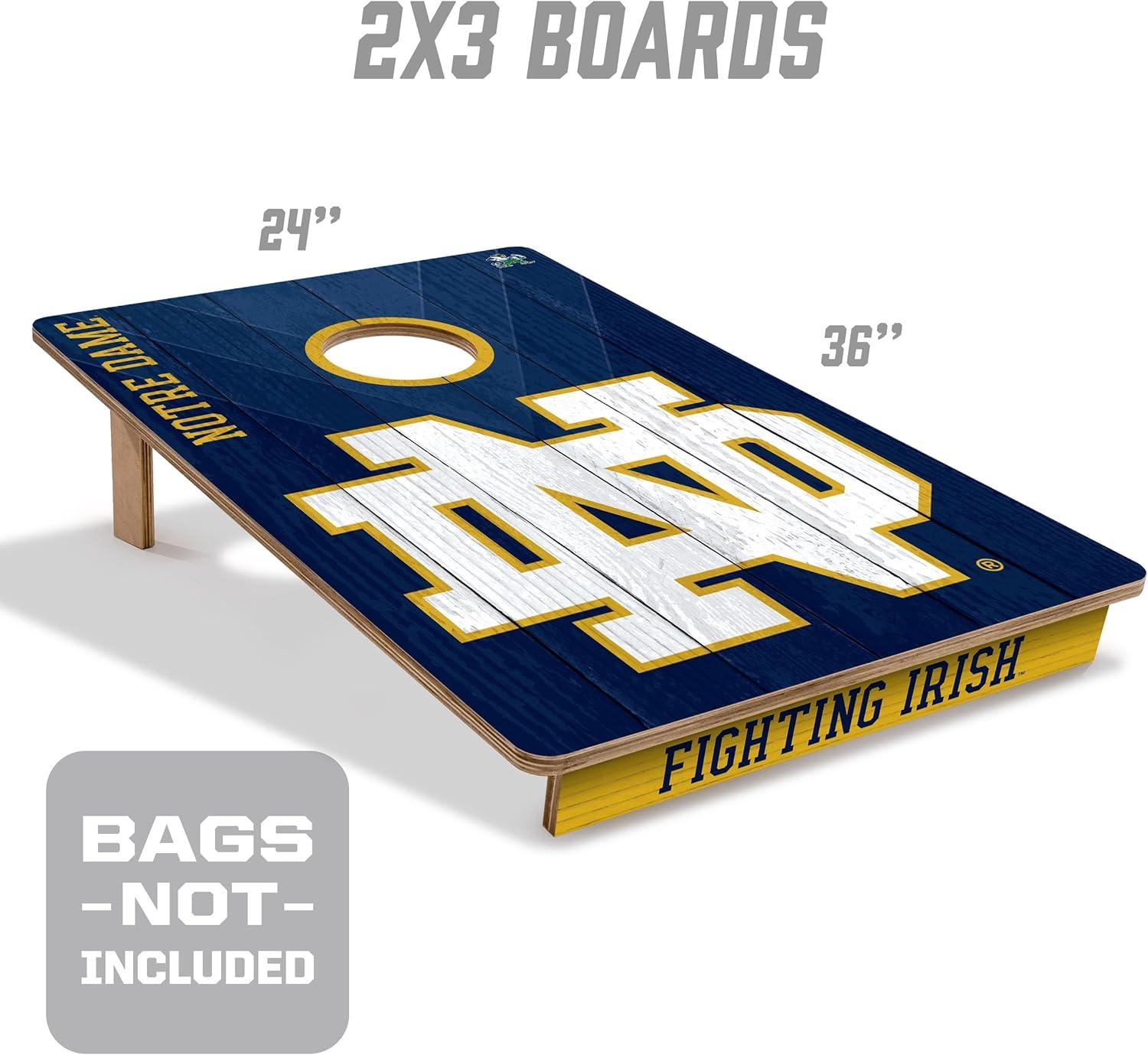 image:imageYouTheFan NCAA 2 x 3 Wood Cornhole GameNotre Dame Fighting Irish
