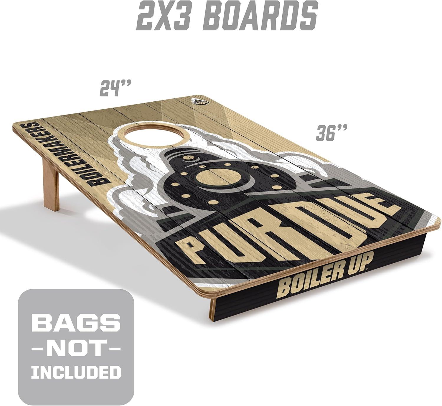 image:imageYouTheFan NCAA 2 x 3 Wood Cornhole GamePurdue Boilermakers