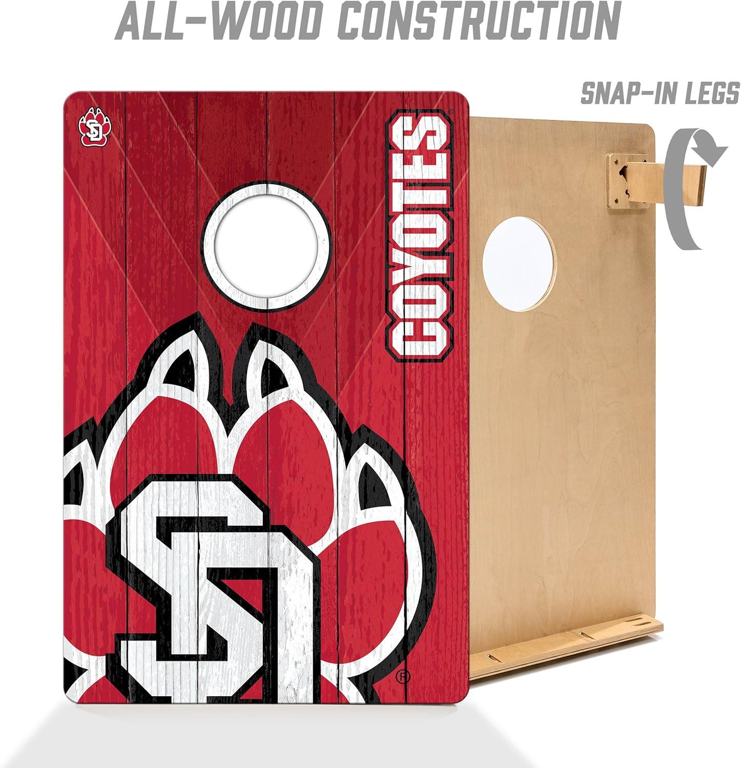 image:imageYouTheFan NCAA 2 x 3 Wood Cornhole GameSouth Dakota Coyotes