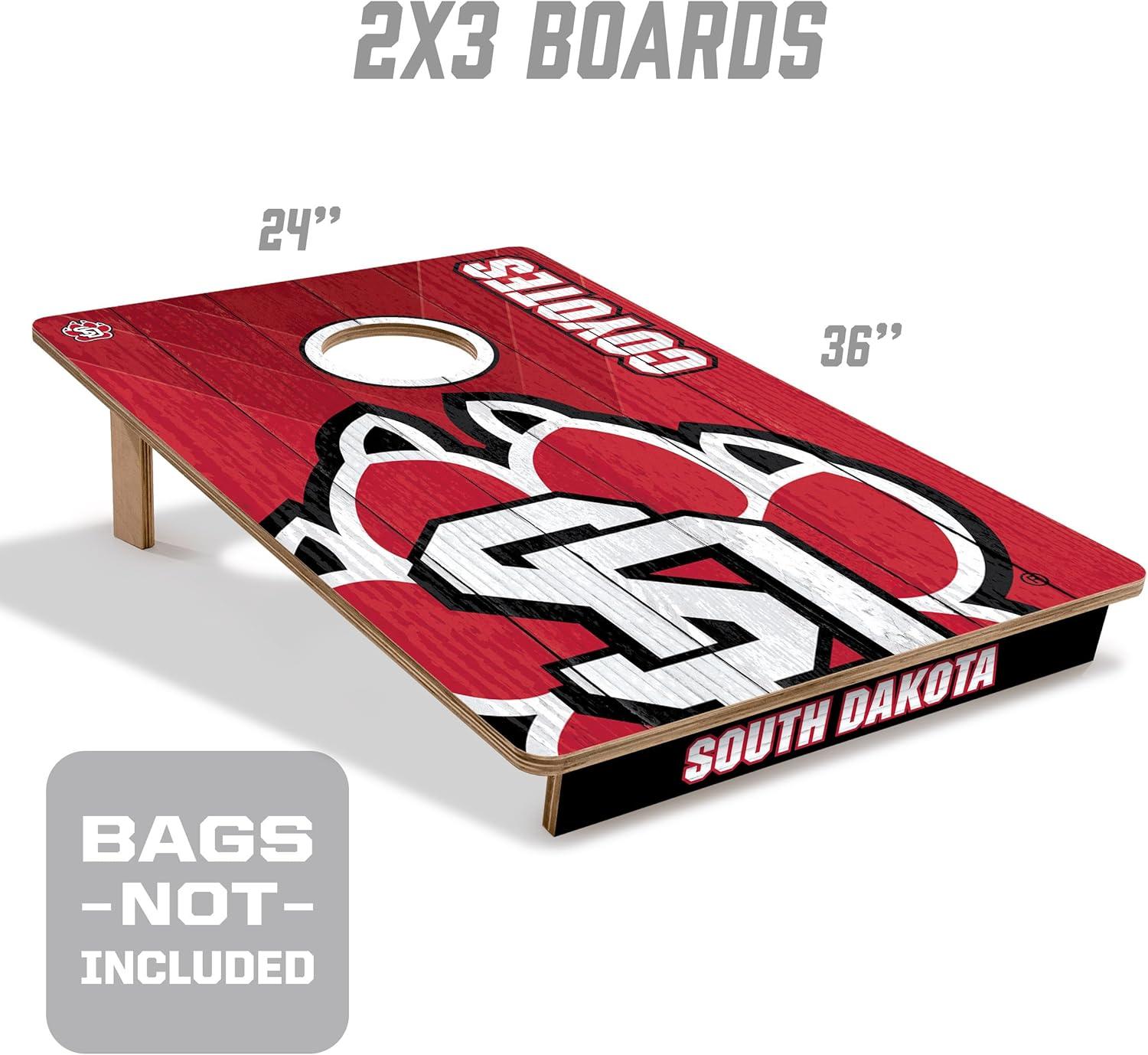 image:imageYouTheFan NCAA 2 x 3 Wood Cornhole GameSouth Dakota Coyotes