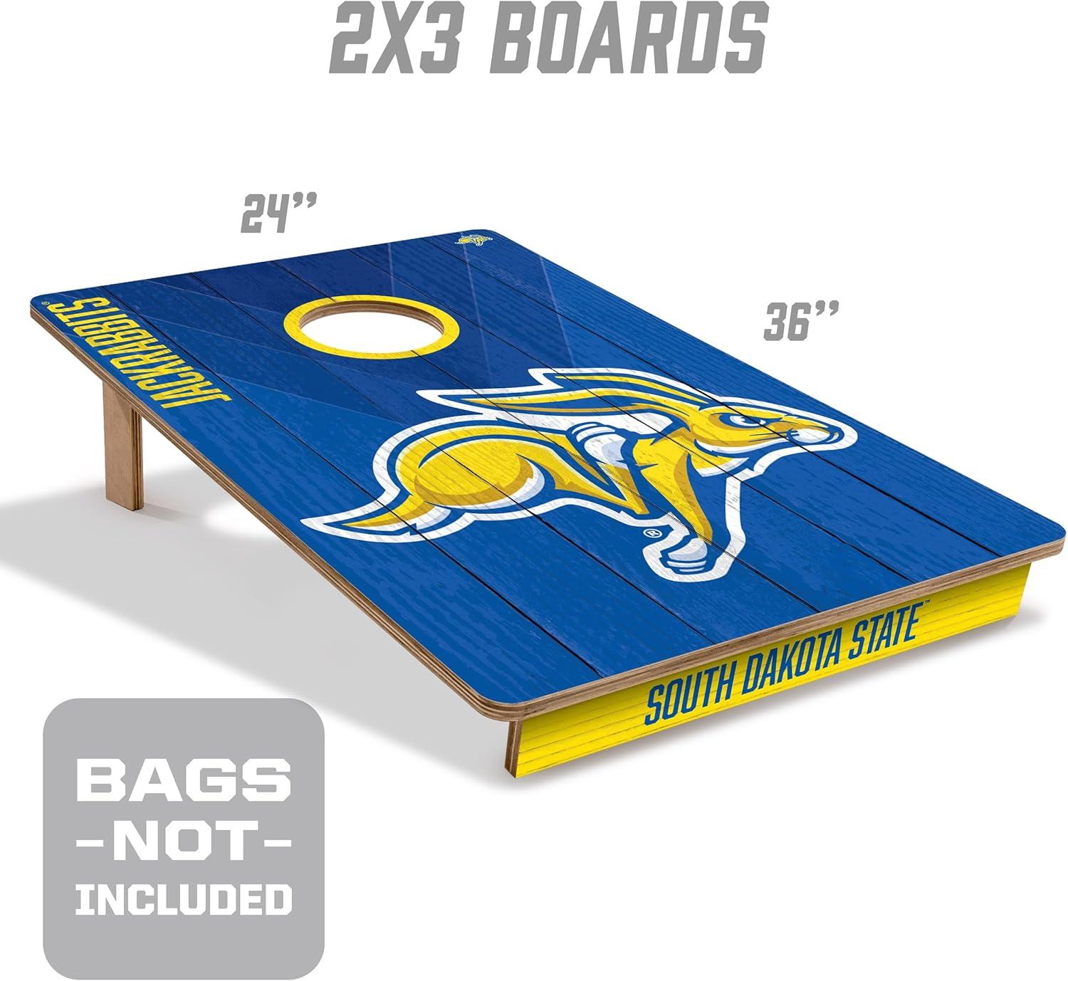 image:imageYouTheFan NCAA 2 x 3 Wood Cornhole GameSouth Dakota State Jackrabbits