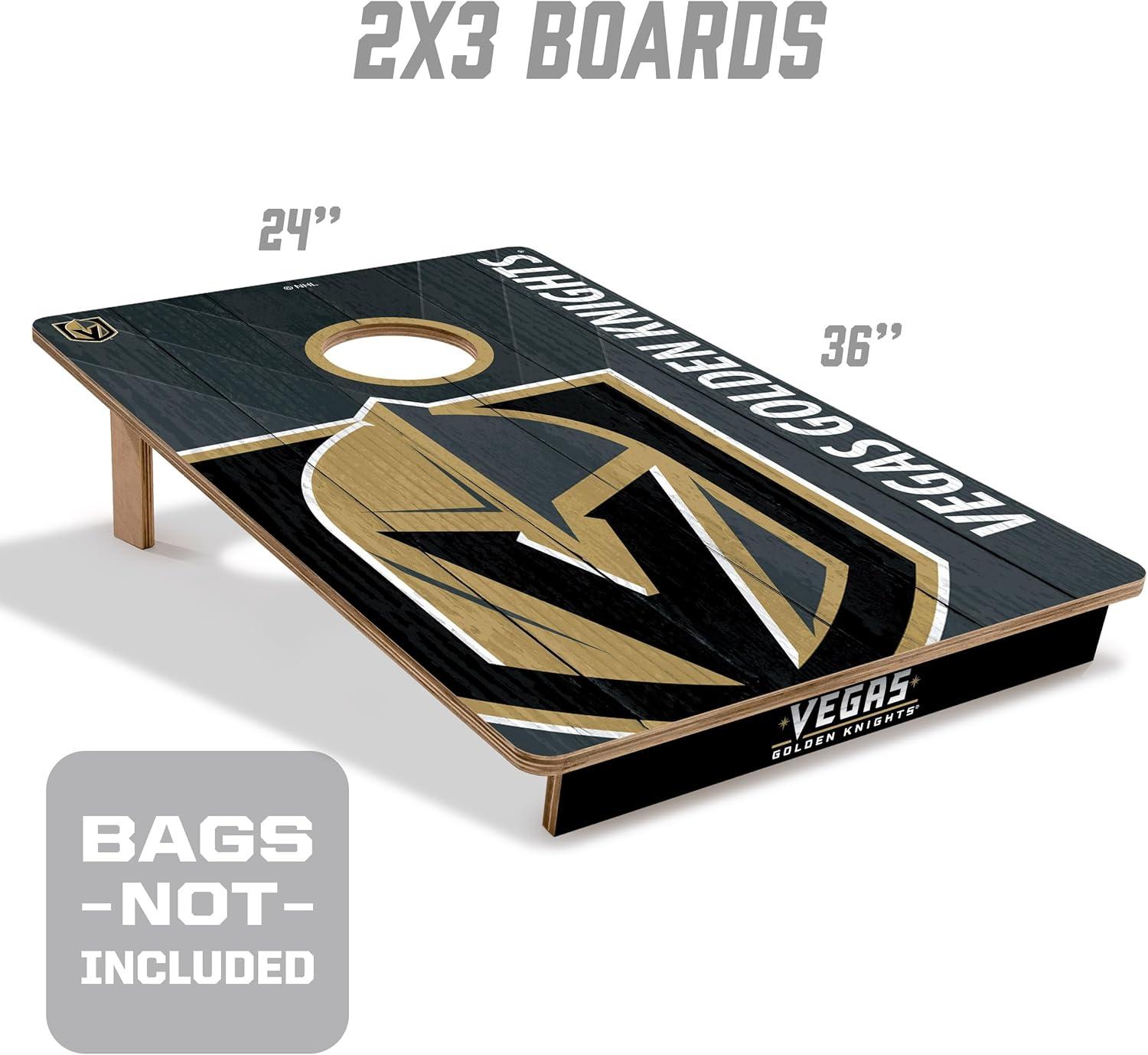 image:imageYouTheFan NCAA 2 x 3 Wood Cornhole GameVegas Golden Knights