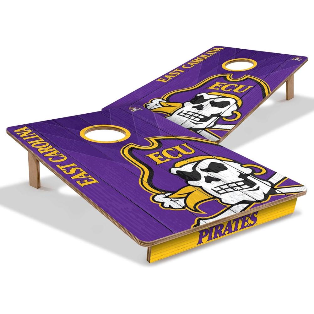 image:imageYouTheFan NCAA 2 x 3 Wood Cornhole GameEast Carolina Pirates