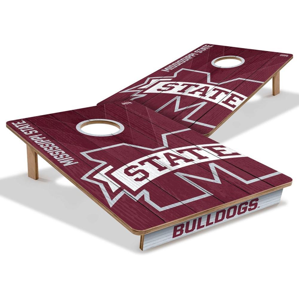 image:imageYouTheFan NCAA 2 x 3 Wood Cornhole GameMississippi State Bulldogs